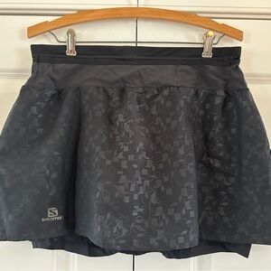Salomon Women's Black Athletic Skort